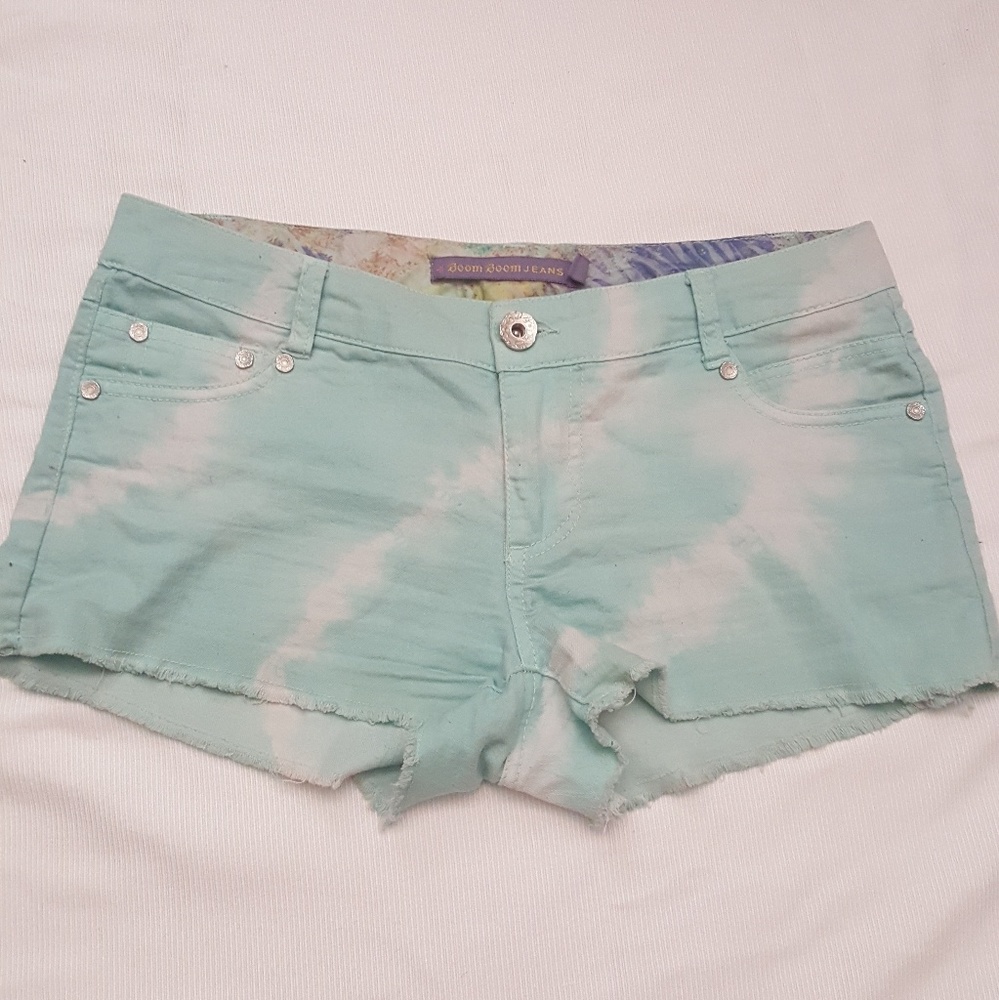 Tie dye shorts